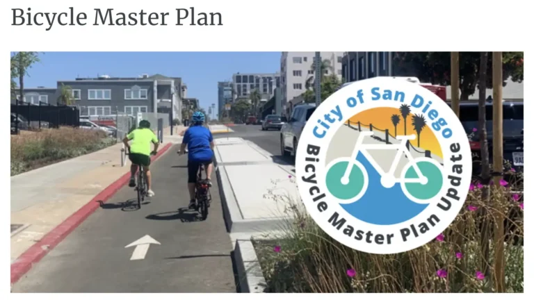 San Diego Bicycle Master Plan cover image