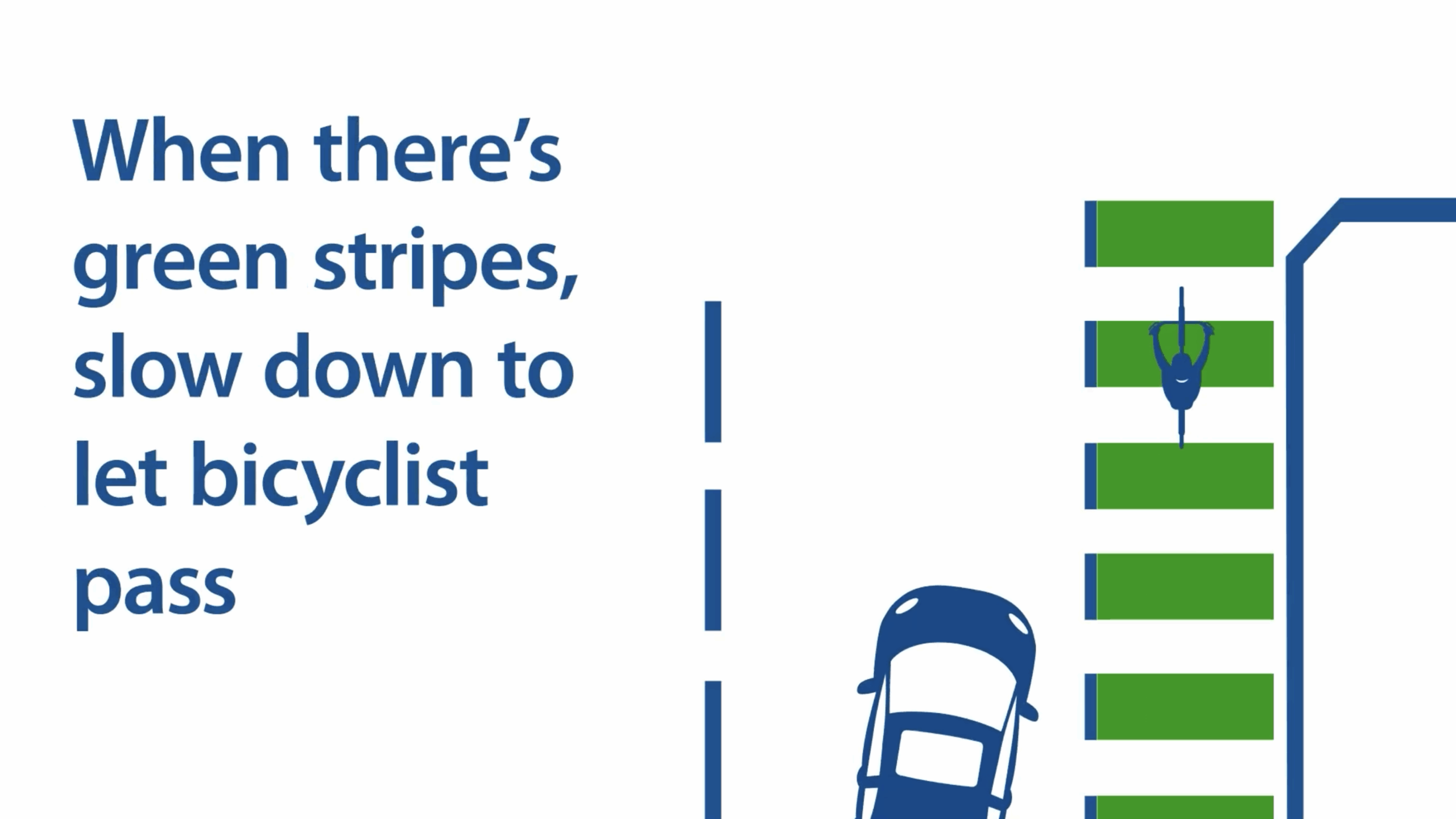 Thumbnail from the Avoid the right hook – safe driving and biking in Carlsbad PSA video on YouTube